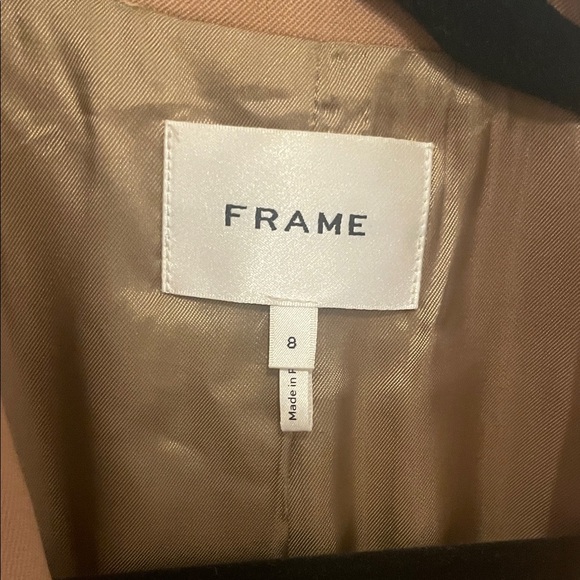 Frame Denim Women’s Tan Blazer - Picture 2 of 7